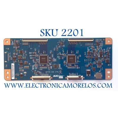 T-CON PARA TV HISENSE / NUMERO DE PARTE 55.55T41.C10 / 5555T41C10 / 65T55-C0K / 65T55 C0K CTRL / HD550X6U51-T1 / DISPLAY T550QVN07.3 / MODELO 55U8G / 55U8G 55U6FUA / 55U8K / 55U8K 55U6FUA